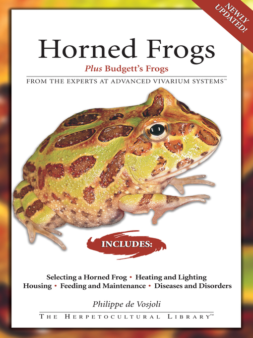 Title details for Horned Frogs by Philippe De Vosjoli - Available